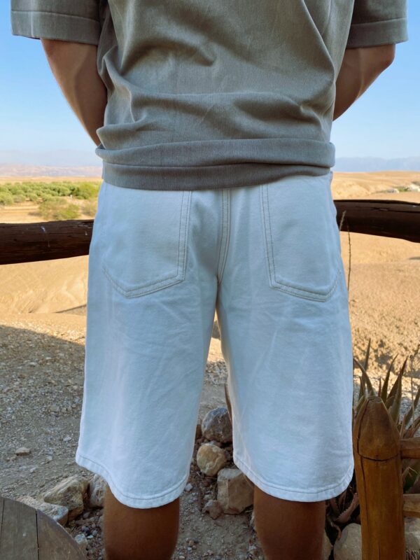 Short en Jean blanc – Image 2