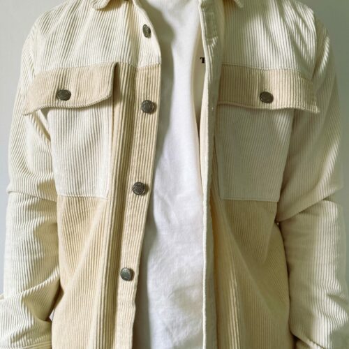 Veste bicolores à poches