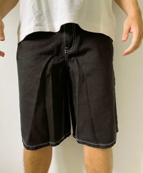 Short en Jean noir