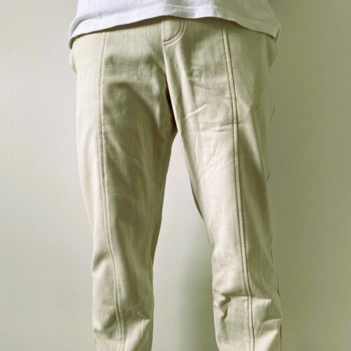 Pantalon droit beige