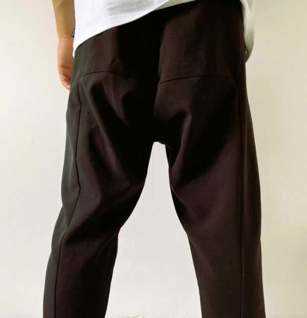 Pantalon à pinces noir – Image 2