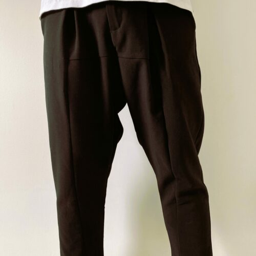 Pantalon à pinces noir