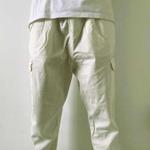 Pantalon cargo beige