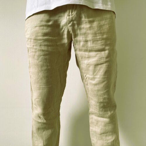 Pantalon droit en lin