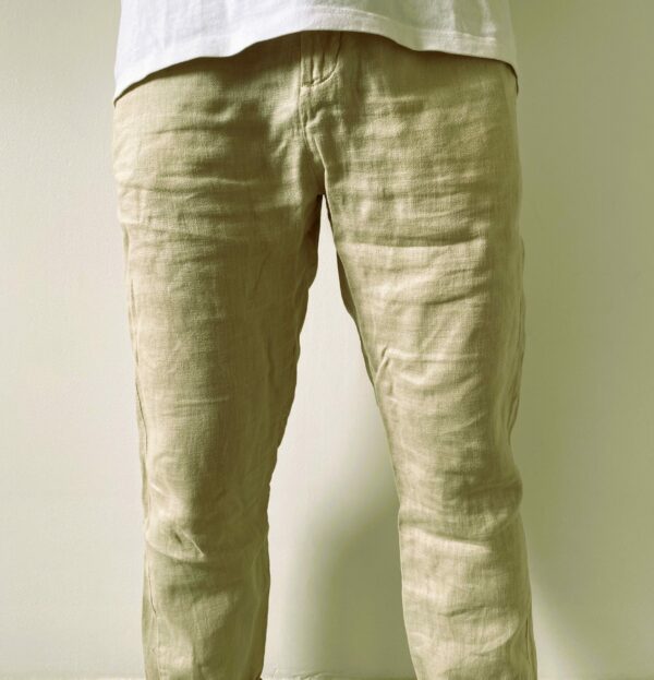 Pantalon droit en lin